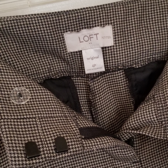 LOFT petite checkered pants - Picture 6 of 7